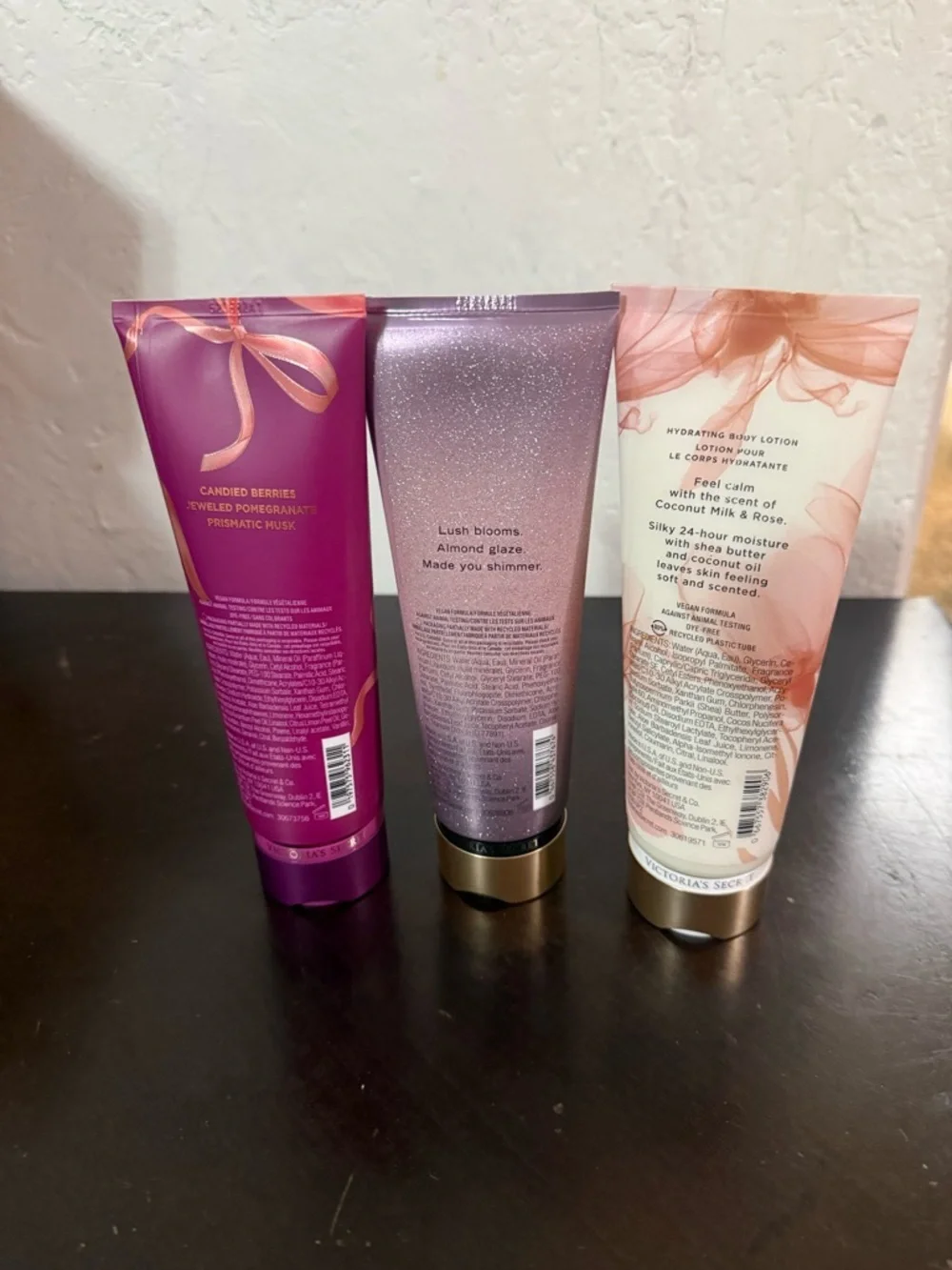 Victoria's Secret Velvet Petals Shimmer & Assorted Pink/Peach Lot